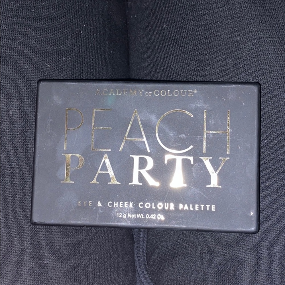 Peach Party Eyeshadow palette.